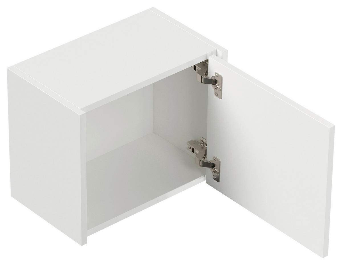 BADEZIMMER 5-teilig  in 80 cm  - Weiß Hochglanz/Weiß, Basics, Keramik/Holzwerkstoff (80cm) - MID.YOU