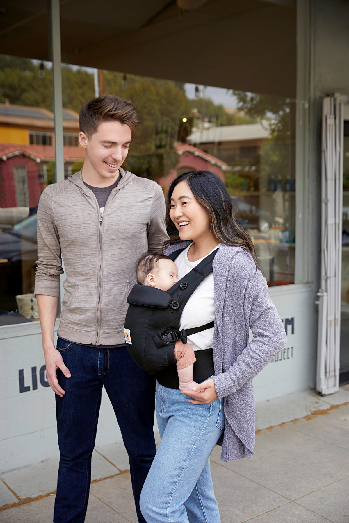 BABYTRAGE Adapt Soft Touch Cotton  - Schwarz, Basics, Textil (26,8/17/17cm) - Ergobaby