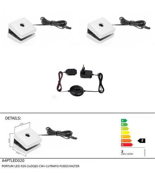 LED-KLEMMLEUCHTE   - Silberfarben, KONVENTIONELL, Kunststoff - Carryhome