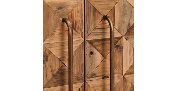 BARSCHRANK Tanne massiv Naturfarben  - Goldfarben/Naturfarben, LIFESTYLE, Holz/Metall (64,5/146,5/45cm) - Landscape