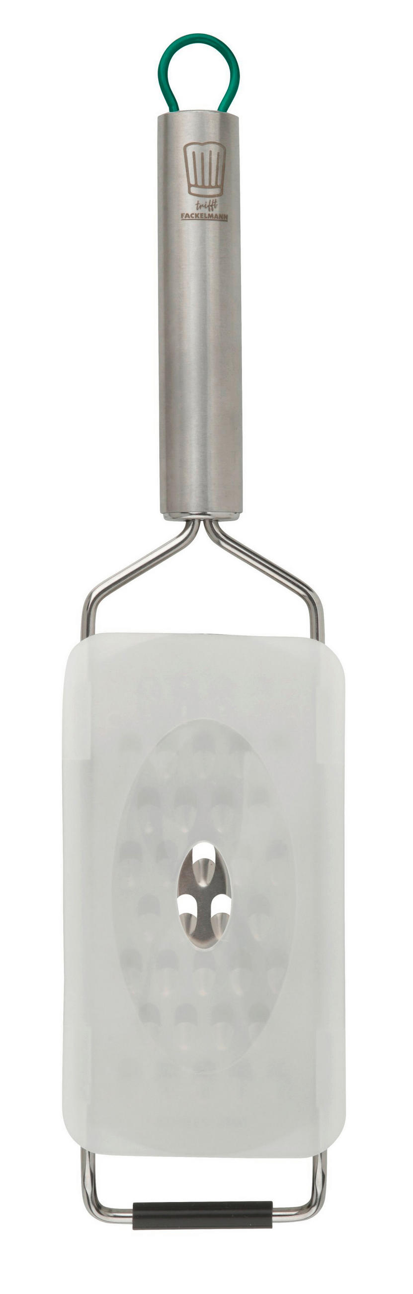 REIBE grob München  - Silberfarben/Grau, Basics, Metall (7,5/31,5cm) - Chefkoch+Fackelmann