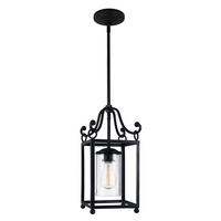 HÄNGELEUCHTE 20.05/52.4 cm    - Dunkelgrau, Konventionell, Metall (20.05/52.4cm) - Elstead Lighting