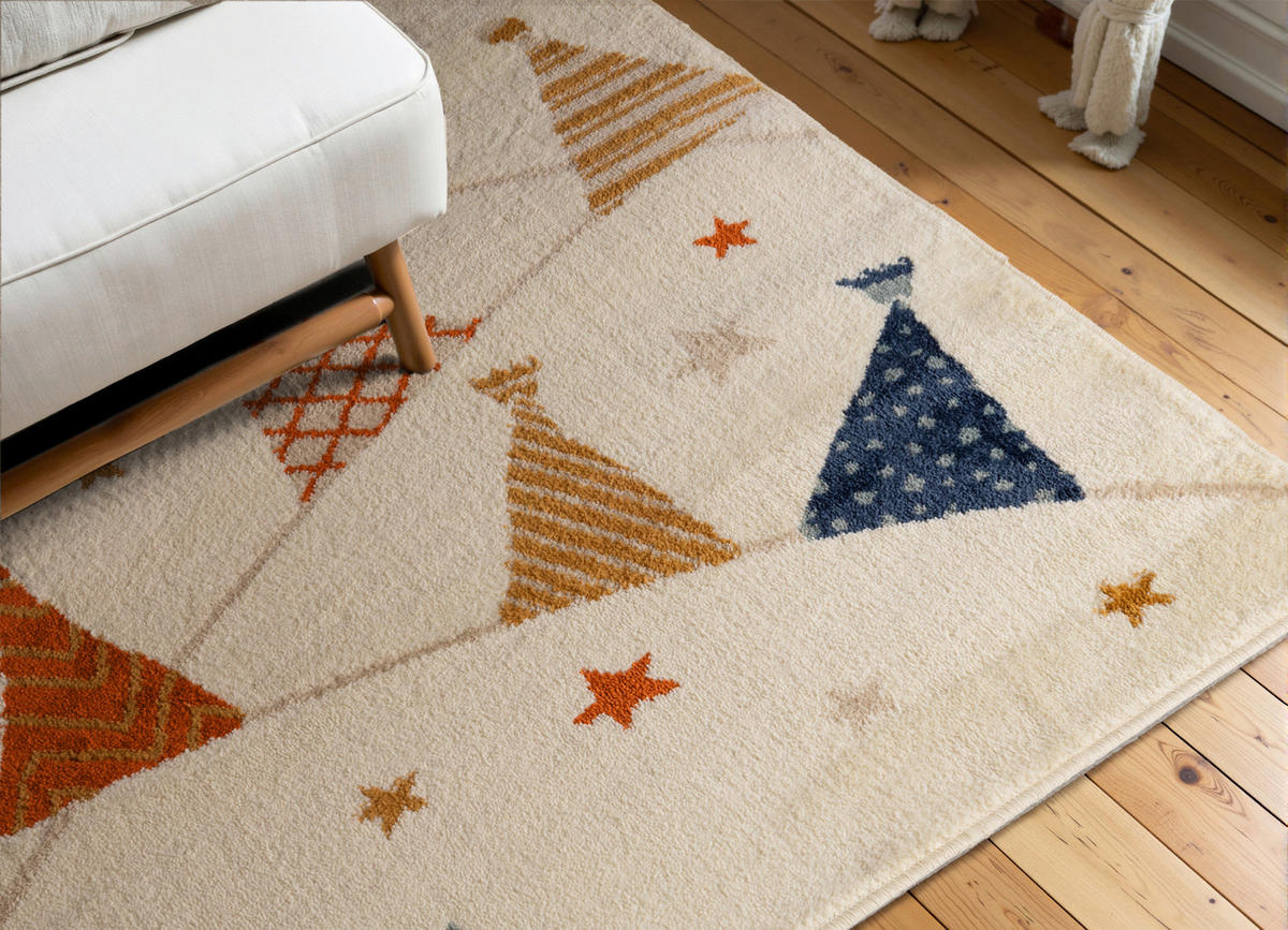 KINDERTEPPICH 120/170 cm Adventures  - Multicolor/Creme, Design, Kunststoff/Textil (120/170cm)
