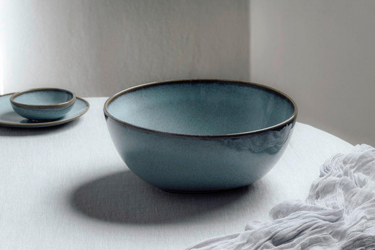 SCHÜSSEL Lave glace   - Blau/Braun, LIFESTYLE, Keramik (25,5cm) - like.Villeroy & Boch