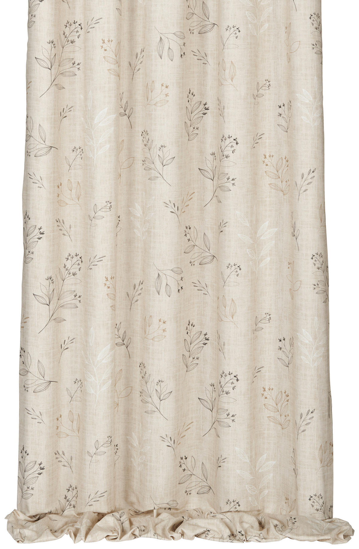 VORHANGSTOFF per lfm blickdicht  - Hellbraun, KONVENTIONELL, Textil (140cm) - Esposa