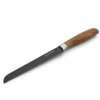BROTMESSER  - Schwarz, Basics, Holz/Metall (34cm) - Echtwerk