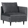 SOFFMODUL i flatväv antracit  - svart/antracit, Klassisk, trä/textil (83/72/83cm) - MID.YOU