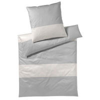 POVLEČENÍ, makosatén, šedá, 140/200 cm  - šedá, Design, textil (140/200cm) - Joop!