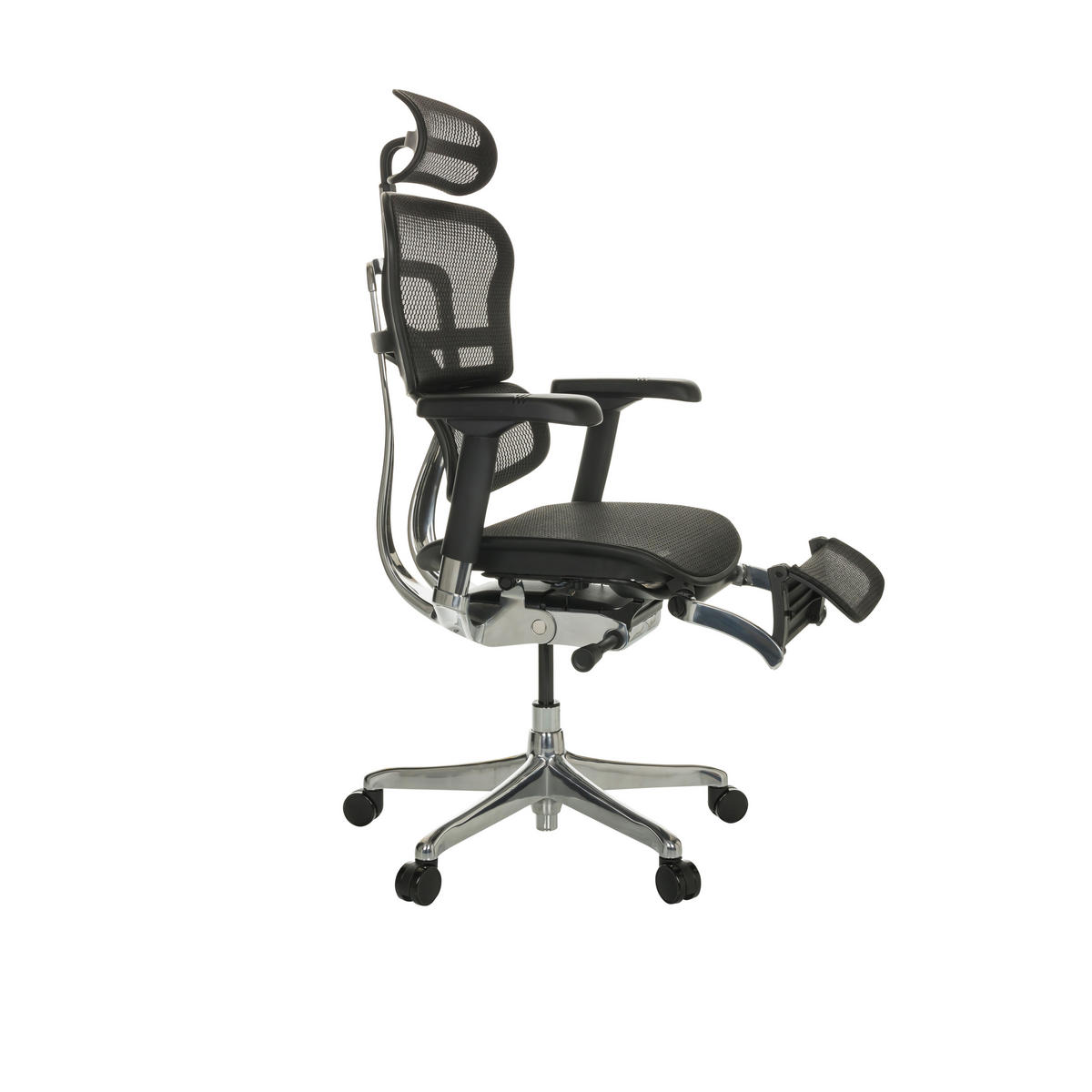 SNURRSTOL  i nät svart  - svart/grå, Basics, metall/textil (68/118-141/64cm) - MID.YOU