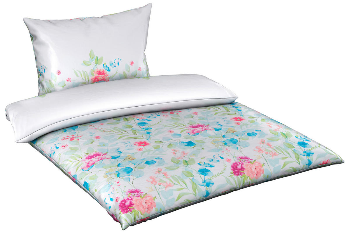 BETTWÄSCHE Satin 200/200 cm  - Grau, KONVENTIONELL, Textil (200/200cm) - Esposa