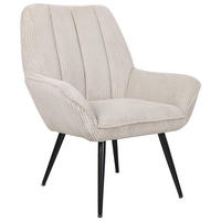 FOTOLIU in metal, textil negru, bej  - bej/negru, Design, metal/textil (80/96/76cm) - Cantus