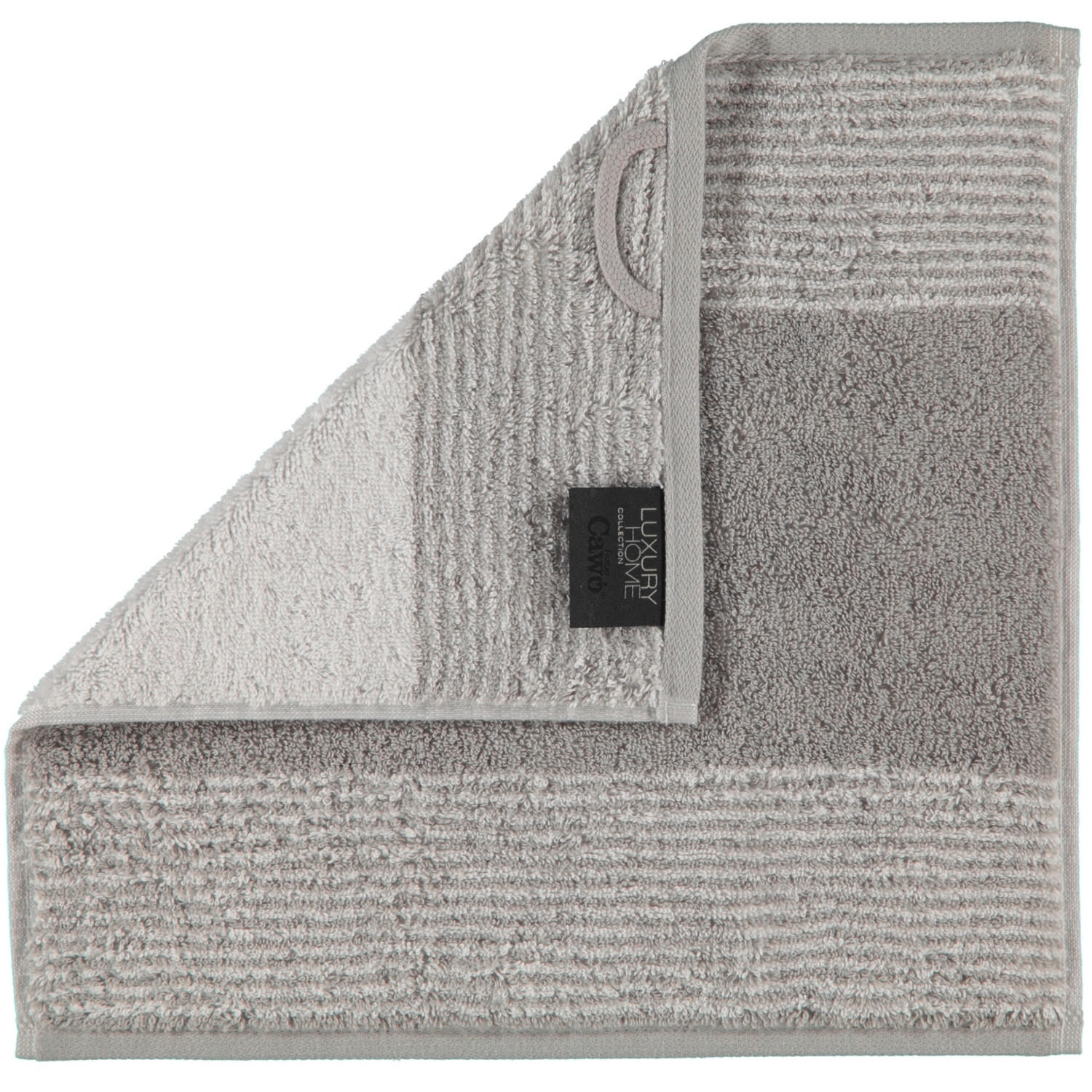 SEIFTUCH Two Tone Platinfarben 30/30 cm  - Platinfarben, Basics, Textil (30/30cm) - Cawoe
