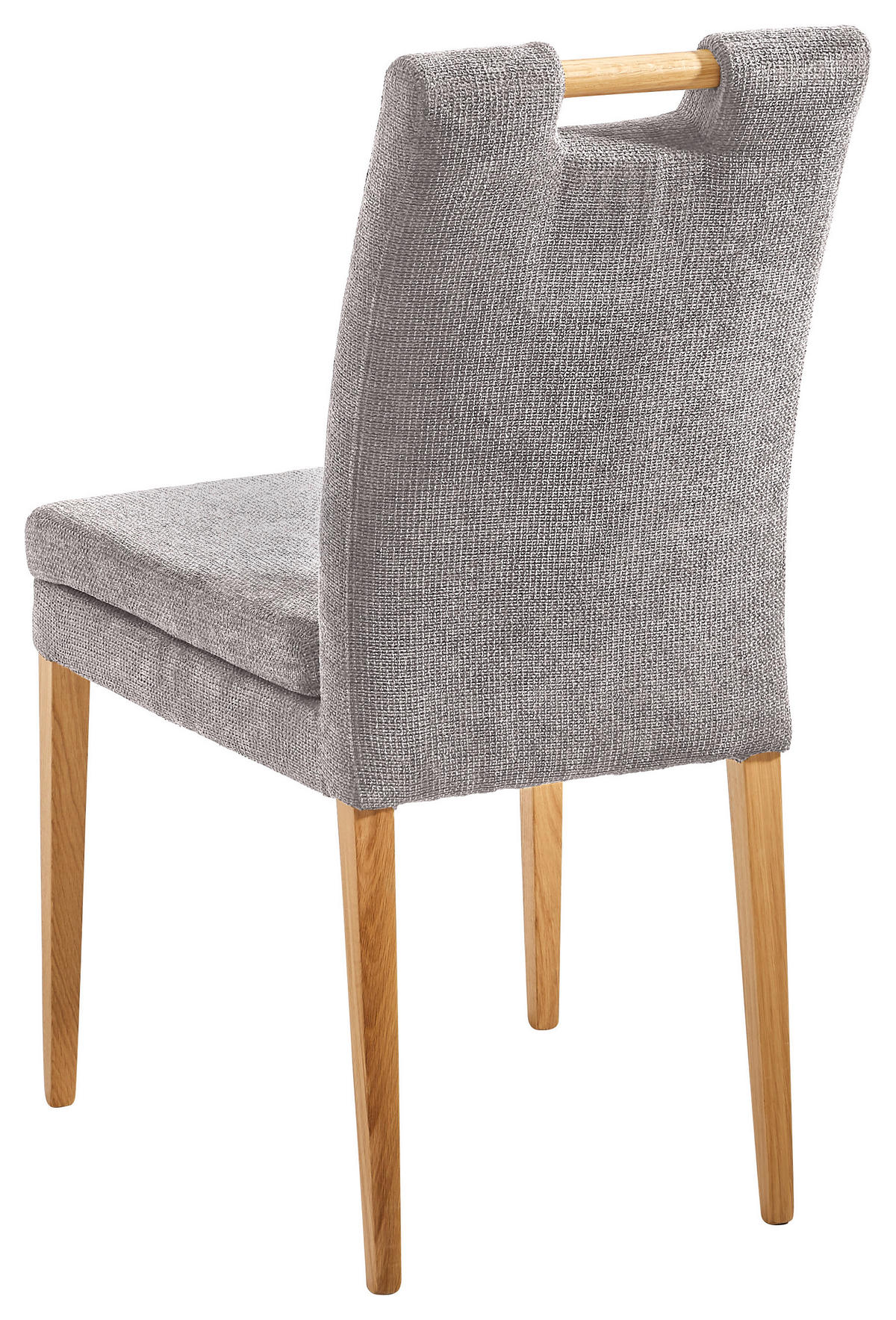 SZÉK textil, fa tölgyfa, szürke  - tölgyfa/szürke, Konventionell, textil/fa (47/91,5/59cm) - Cantus