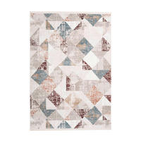 VINTAGE-TEPPICH  Wohnzimmer 120/180 cm Akropolis Grau, Rosa rechteckig  - Rosa/Grau, Design, Textil (120/180cm) - Kayoom