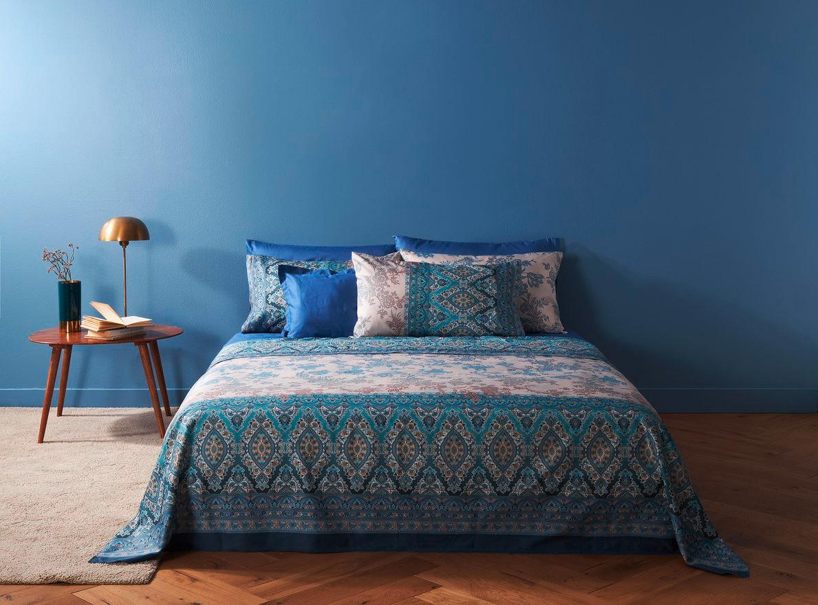 BETTWÄSCHE  - Blau, Basics, Textil (155/220cm) - Bassetti