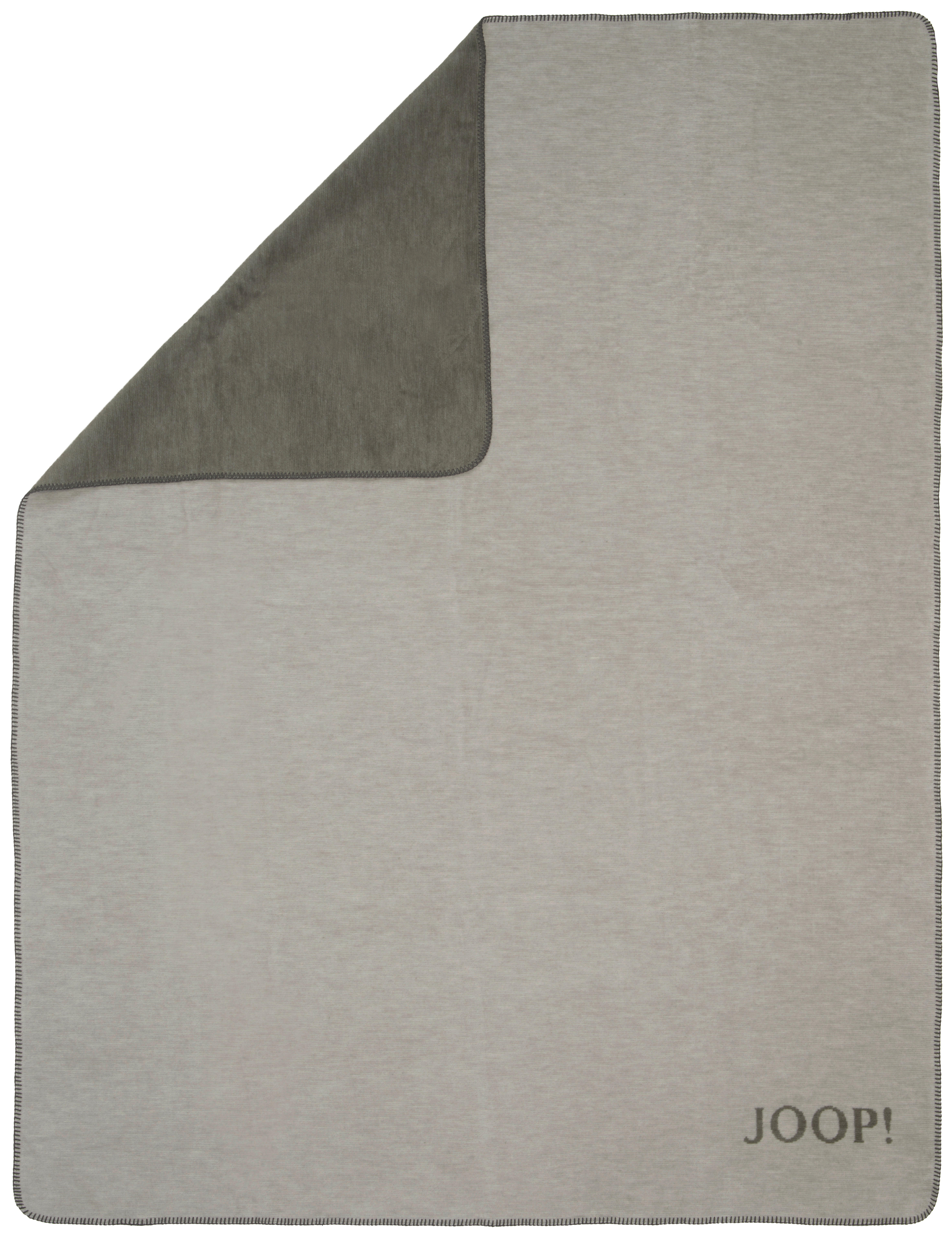 WOHNDECKE Melange Doubleface 150/200 cm  - Schieferfarben/Hellgrau, Design, Textil (150/200cm) - Joop!