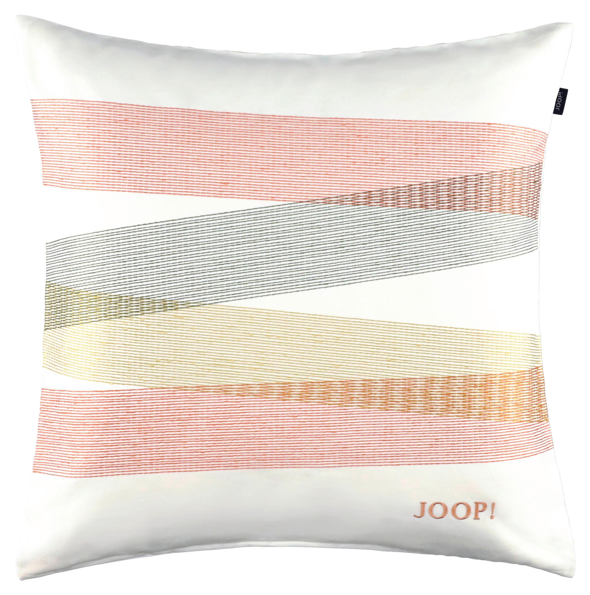 Joop! Kissenbezug J!Vivid Creme, Gelb, Grün, Orange 50x50 cm