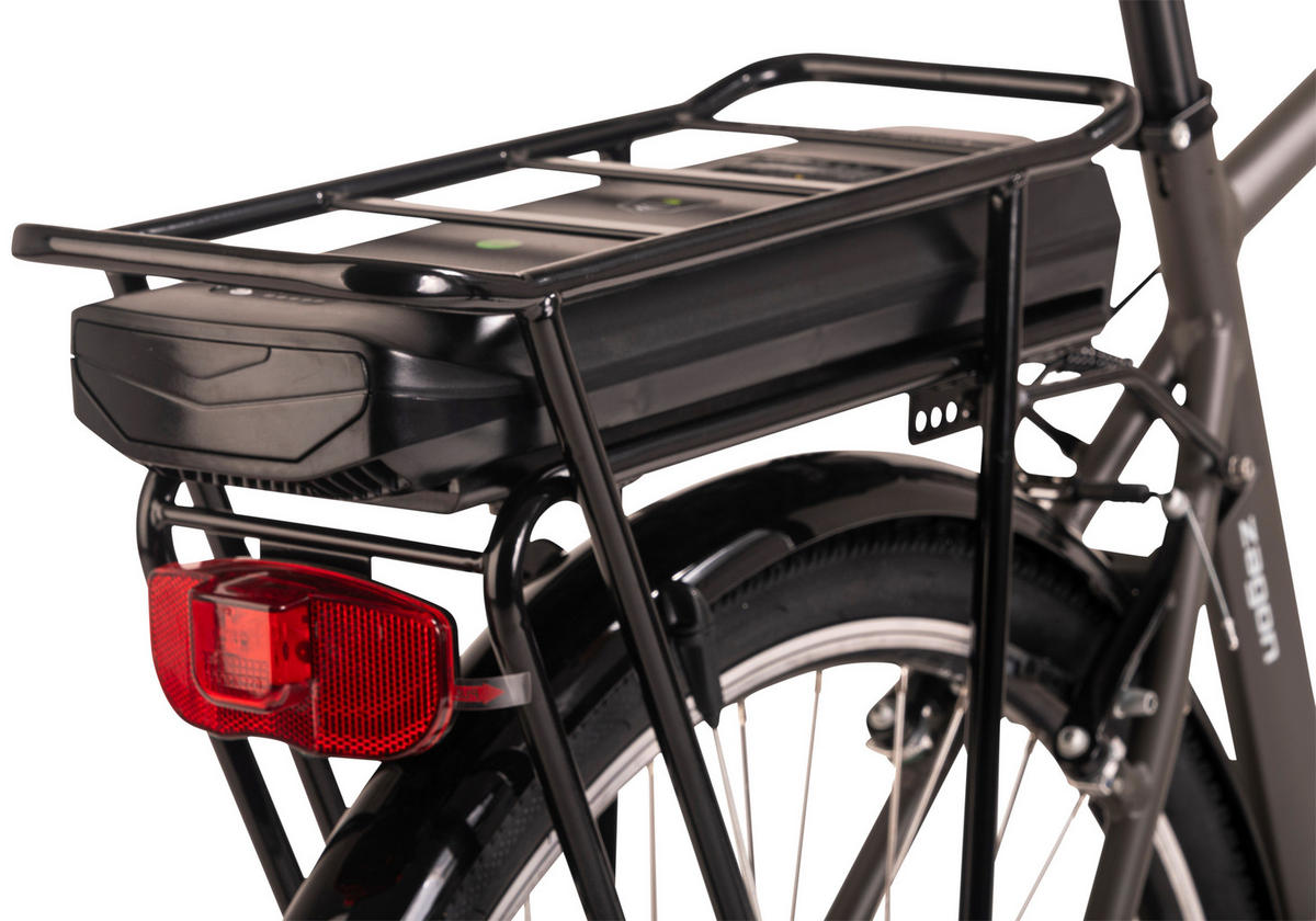 ELEKTROFAHRRAD - Grau, Basics, Metall (21/116/188cm) - Atrigo