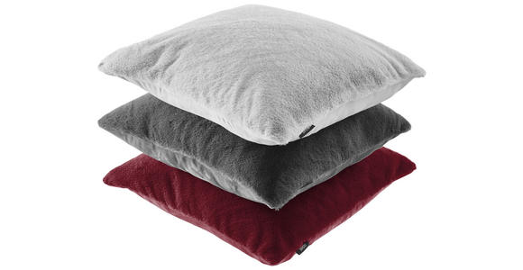 KISSENHÜLLE YUKON 48/48 cm - Anthrazit, Design, Textil (48/48cm) - Novel