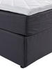 BOX-ÁGY 140/200 cm  szürke  - fekete/szürke, Konventionell, műanyag/faalapú anyag (140/200cm) - P & B