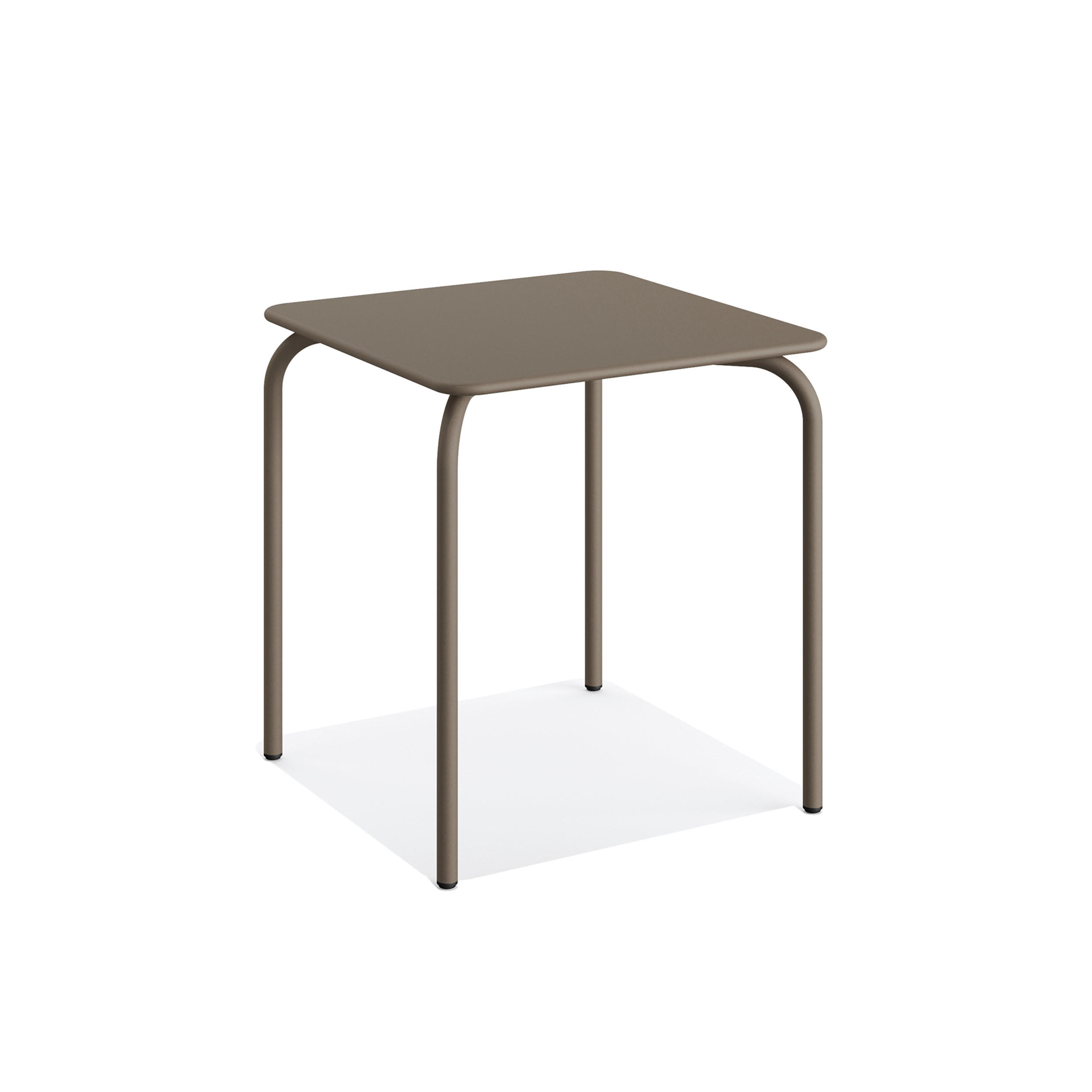 BALKONTISCH 70/70/73 cm  - Cappuccino, Basics, Metall (70/70/73cm) - Gardenson