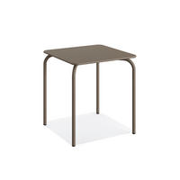 BALKONTISCH 70/70/73 cm  - Cappuccino, Basics, Metall (70/70/73cm) - Gardenson
