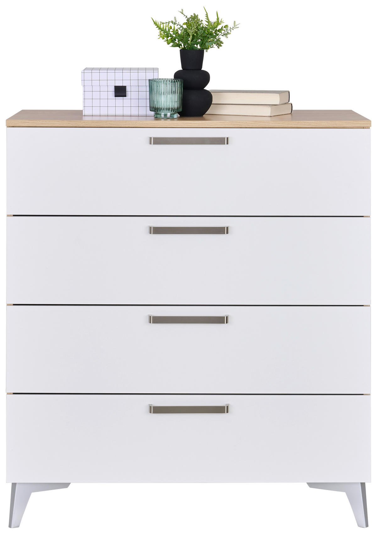 POLC 46/90/40 cm tölgyfa  - fekete/tölgyfa, Konventionell, műanyag/faalapú anyag (46/90/40cm) - Hom`in