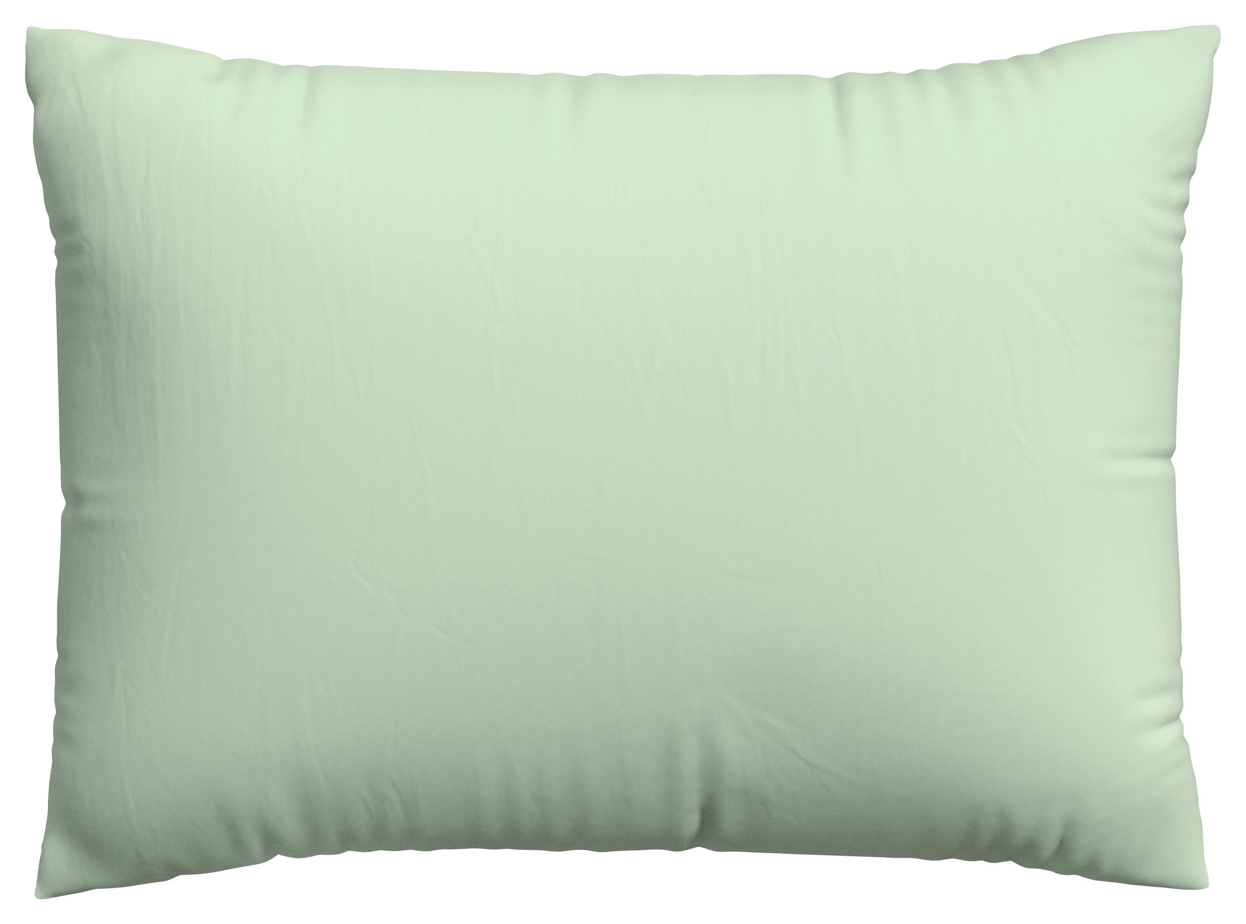 KOPFPOLSTERBEZUG WOVEN SATIN 60/80 cm  - Hellgrün, Basics, Textil (60/80cm) - Schlafgut