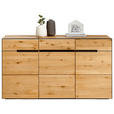 SIDEBOARD 152/84/38 cm  - Eichefarben/Anthrazit, KONVENTIONELL, Holz/Holzwerkstoff (152/84/38cm) - Linea Natura