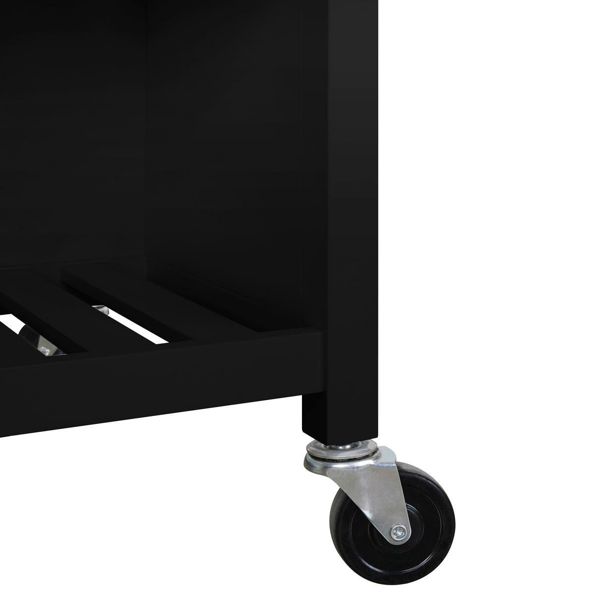 KÜCHENINSEL   in Naturfarben, Schwarz  - Schwarz/Naturfarben, Basics, Holz/Holzwerkstoff (98/94/58cm) - MID.YOU