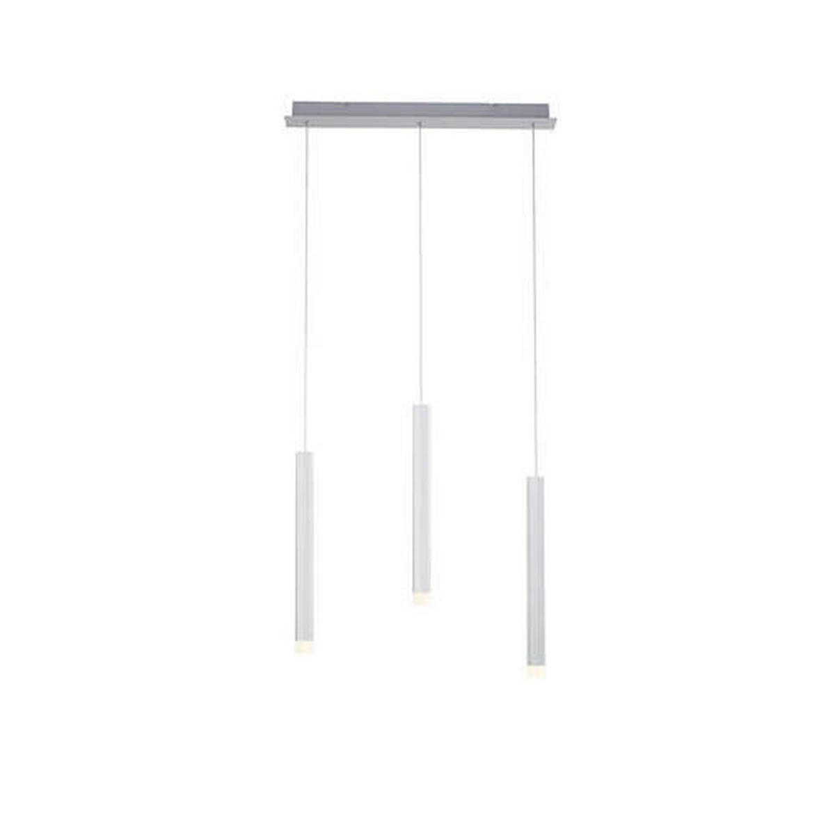 VISEČA LED-SVETILKA  Bruno 18 W/550 lm/3000 K/230 V/ - barve aluminija, Trend, kovina/umetna masa (55/8/120cm)