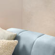 ECKSOFA in Chenille Pastellblau  311/167 cm  - Pastellblau/Schwarz, Design, Textil/Metall (311/167cm) - Xora