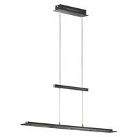LED SVJETILJKA VISEĆA    88/9/80-150 cm    Tenso  - boje kroma/crna, Trend, staklo/metal (88/9/80-150cm)