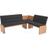 ECKBANK in Anthrazit, Buchefarben - Anthrazit/Buchefarben, KONVENTIONELL, Holz/Textil (210/170cm) - Novel ECKBANK in Anthrazit, Buchefarben - Anthrazit/Buchefarben, KONVENTIONELL, Holz/Textil (210/170cm) - Novel