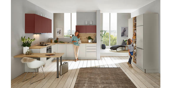 EINBAUKÜCHE   - Grau, Design, Holzwerkstoff - Dieter Knoll