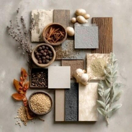 Euroart Glasbild Collage Of Herbs And Spices I Mehrfarbig 30x30x1.40 cm