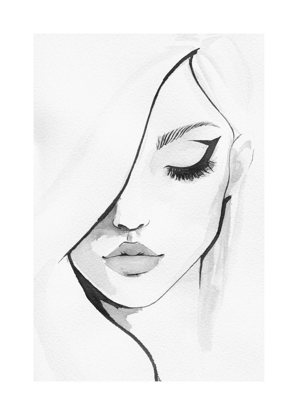 BILD  - Buchefarben/Schwarz, Trend, Holzwerkstoff (70/50/2cm) - Reinders!