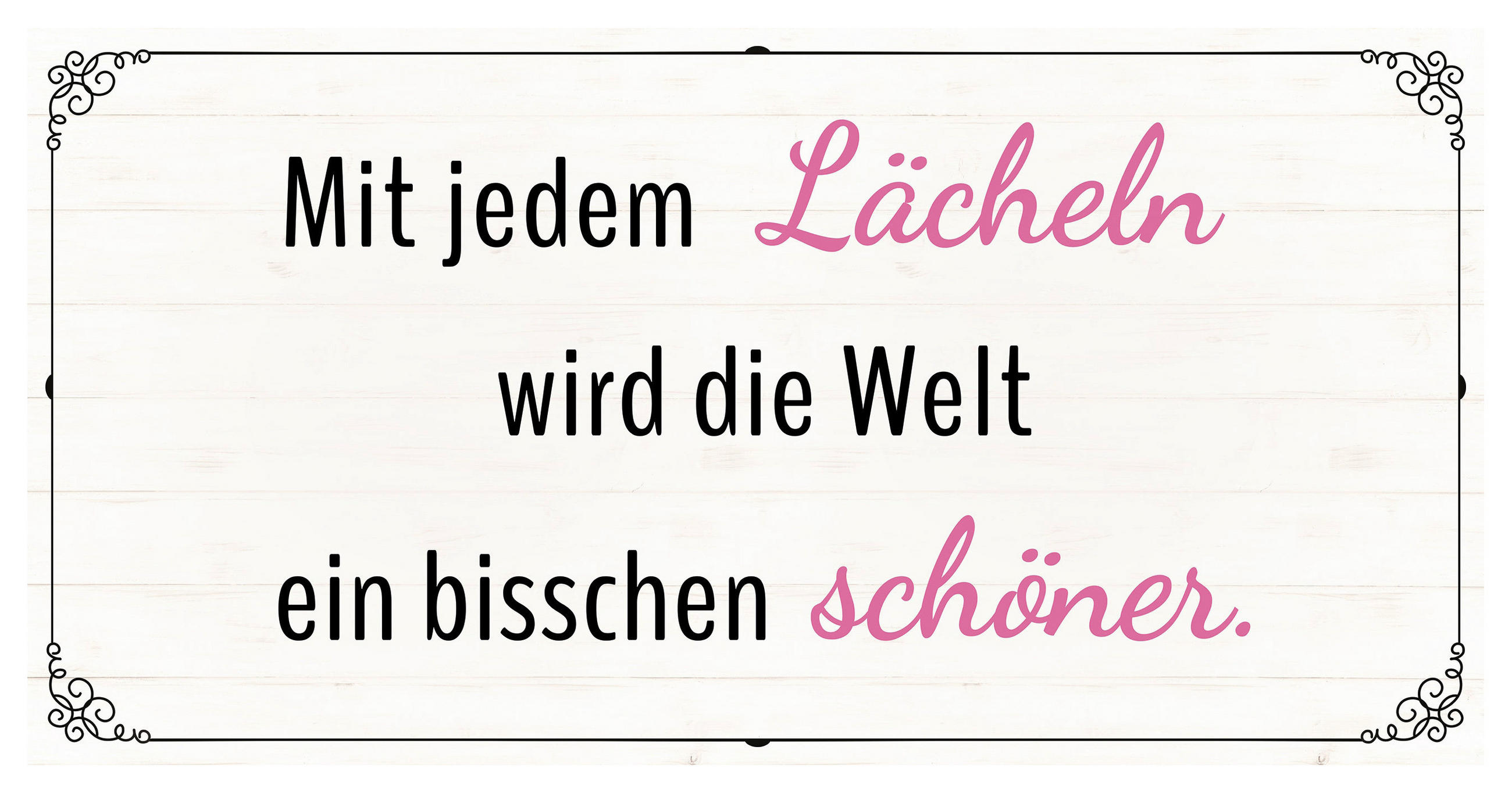 DEKOPANEEL Text 20/40/0,3 cm  - Multicolor, Basics, Holz (20/40/0,3cm)