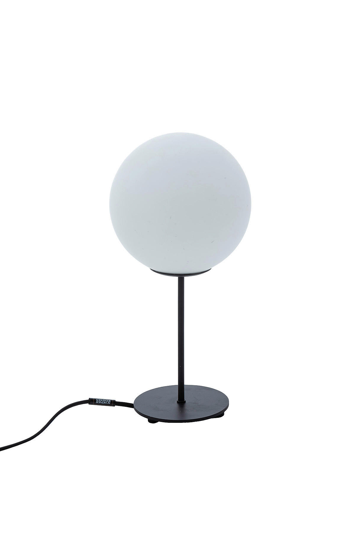 TISCHLEUCHTE 25/41,5 cm   - Schwarz, Basics, Glas/Metall (25/41,5cm) - Schöner Wohnen