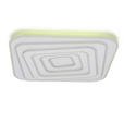 LED-DECKENLEUCHTE 53/53/5,5 cm   - Weiß, Design, Kunststoff/Metall (53/53/5,5cm) - Novel
