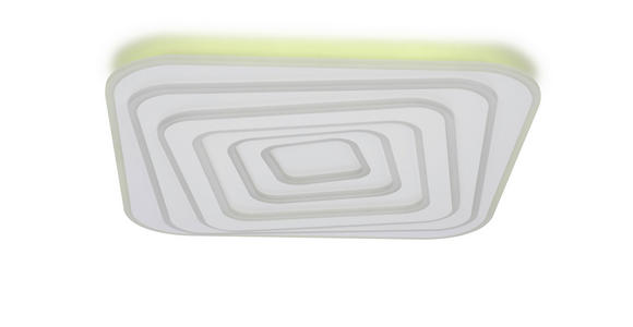 LED-DECKENLEUCHTE 53/53/5,5 cm   - Weiß, Design, Kunststoff/Metall (53/53/5,5cm) - Novel