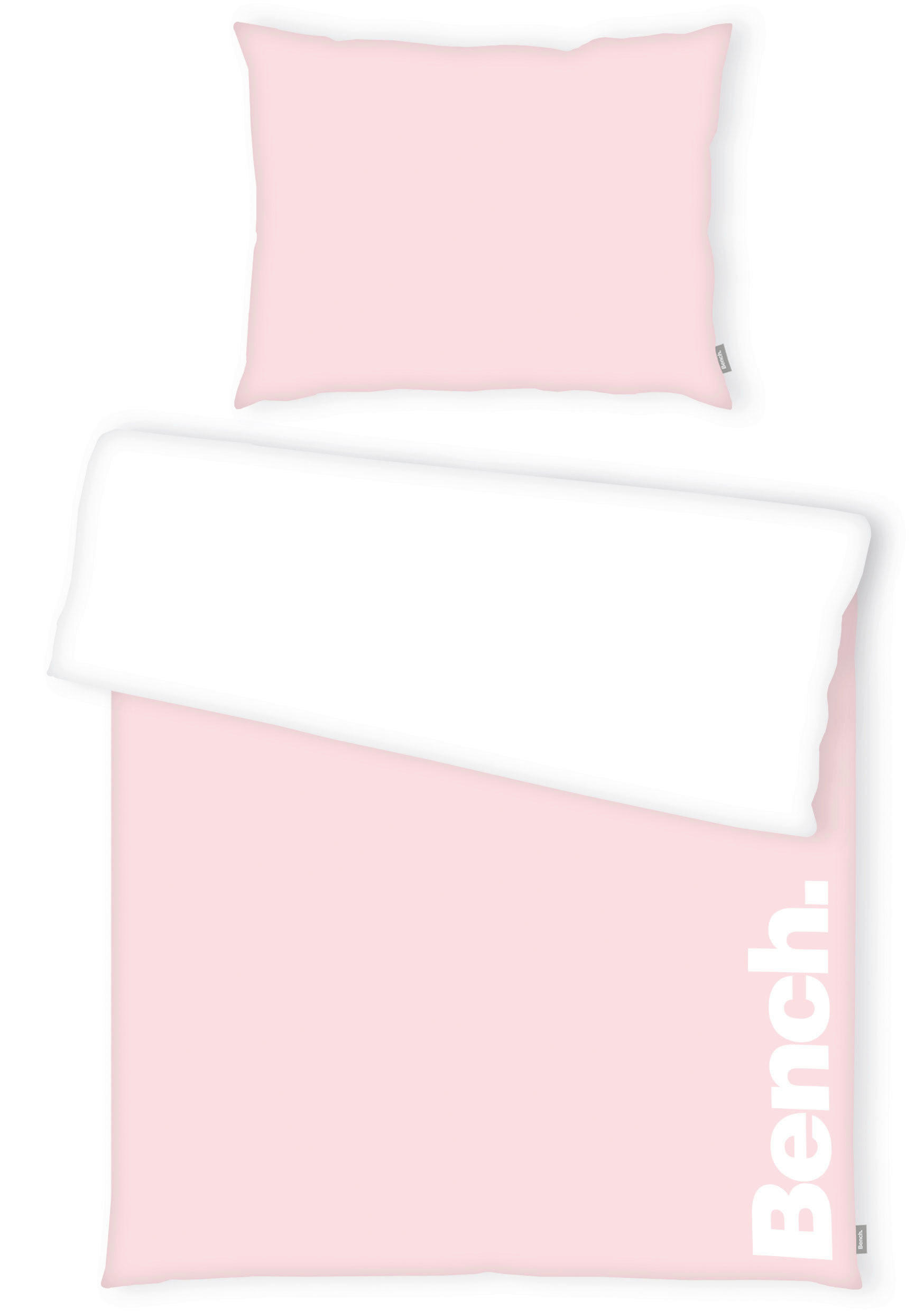 LIZENZBETTWÄSCHE 140/200 cm  - Rosa/Weiß, KONVENTIONELL, Textil (140/200cm) - Bench