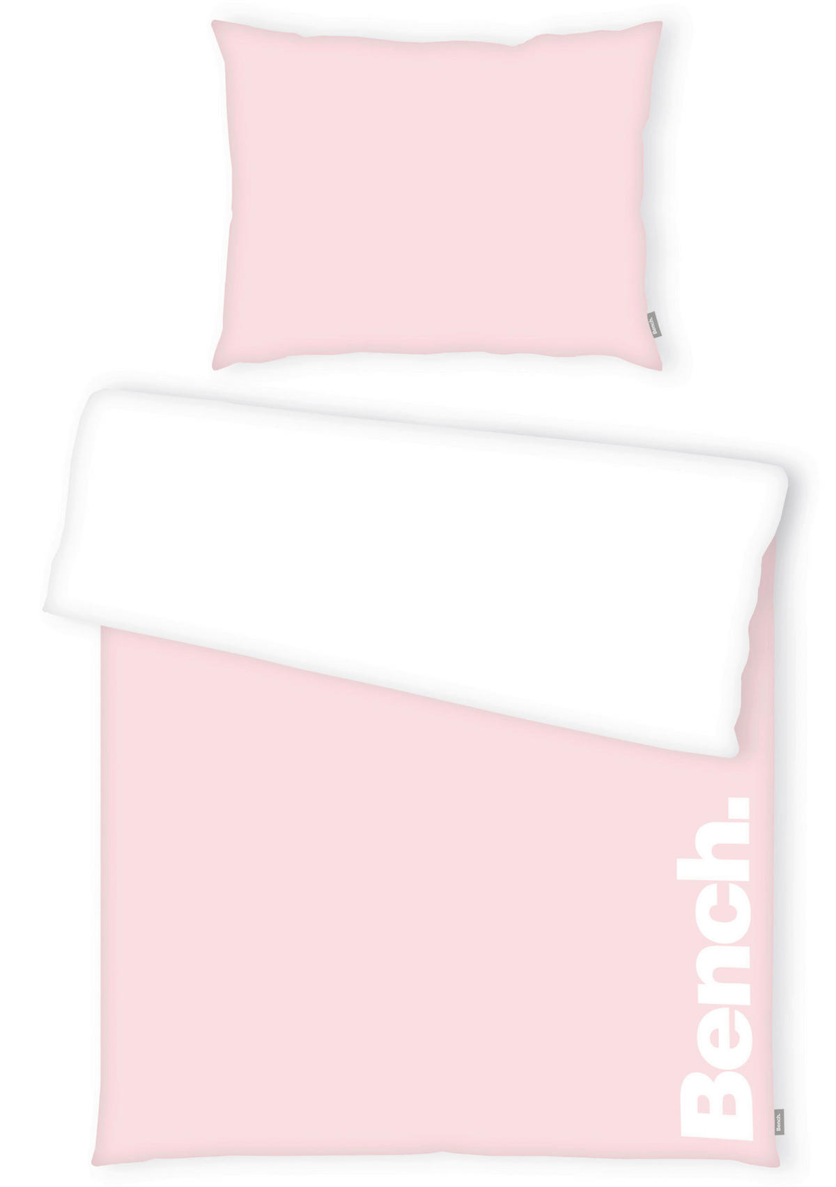 LIZENZBETTWÄSCHE 140/200 cm  - Rosa/Weiß, KONVENTIONELL, Textil (140/200cm) - Bench