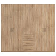 DREHTÜRENSCHRANK  in Sonoma Eiche  - Sonoma Eiche, Design, Holzwerkstoff/Kunststoff (251/223/60cm) - Novel