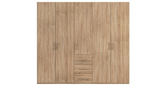 DREHTÜRENSCHRANK  in Sonoma Eiche  - Sonoma Eiche, Design, Holzwerkstoff/Kunststoff (251/223/60cm) - Novel