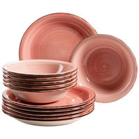 TAFELSERVICE LUMACA Koralle 12-teilig  - Koralle, Basics, Keramik - Mäser