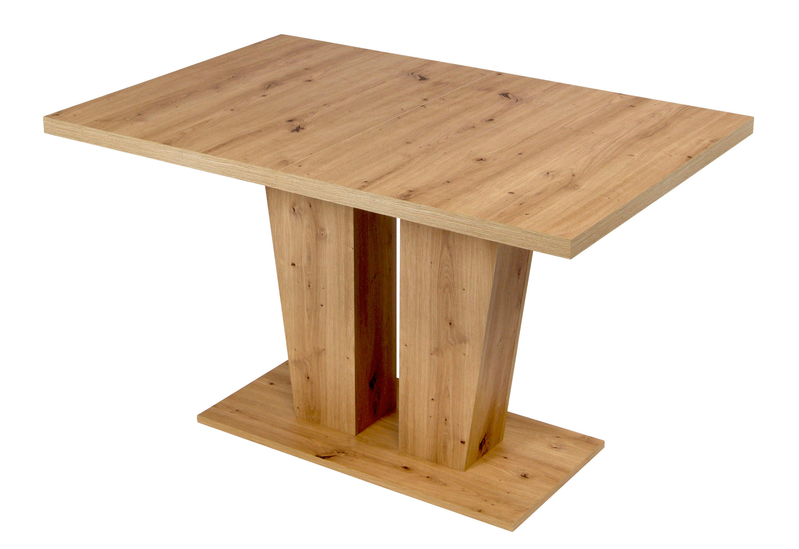 ESSTISCH Eiche Artisan rechteckig  ausziehbar  - Eiche Artisan, KONVENTIONELL, Holzwerkstoff (120/80/76cm) - MID.YOU