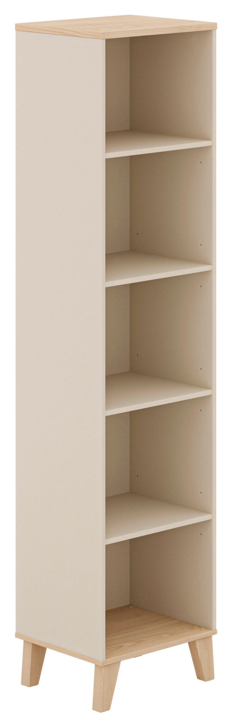 STANDREGAL Naturfarben, Beige, Kaschmir  - Kaschmir/Beige, Design, Holzwerkstoff (48,4/202,9/39,6cm) - Paidi