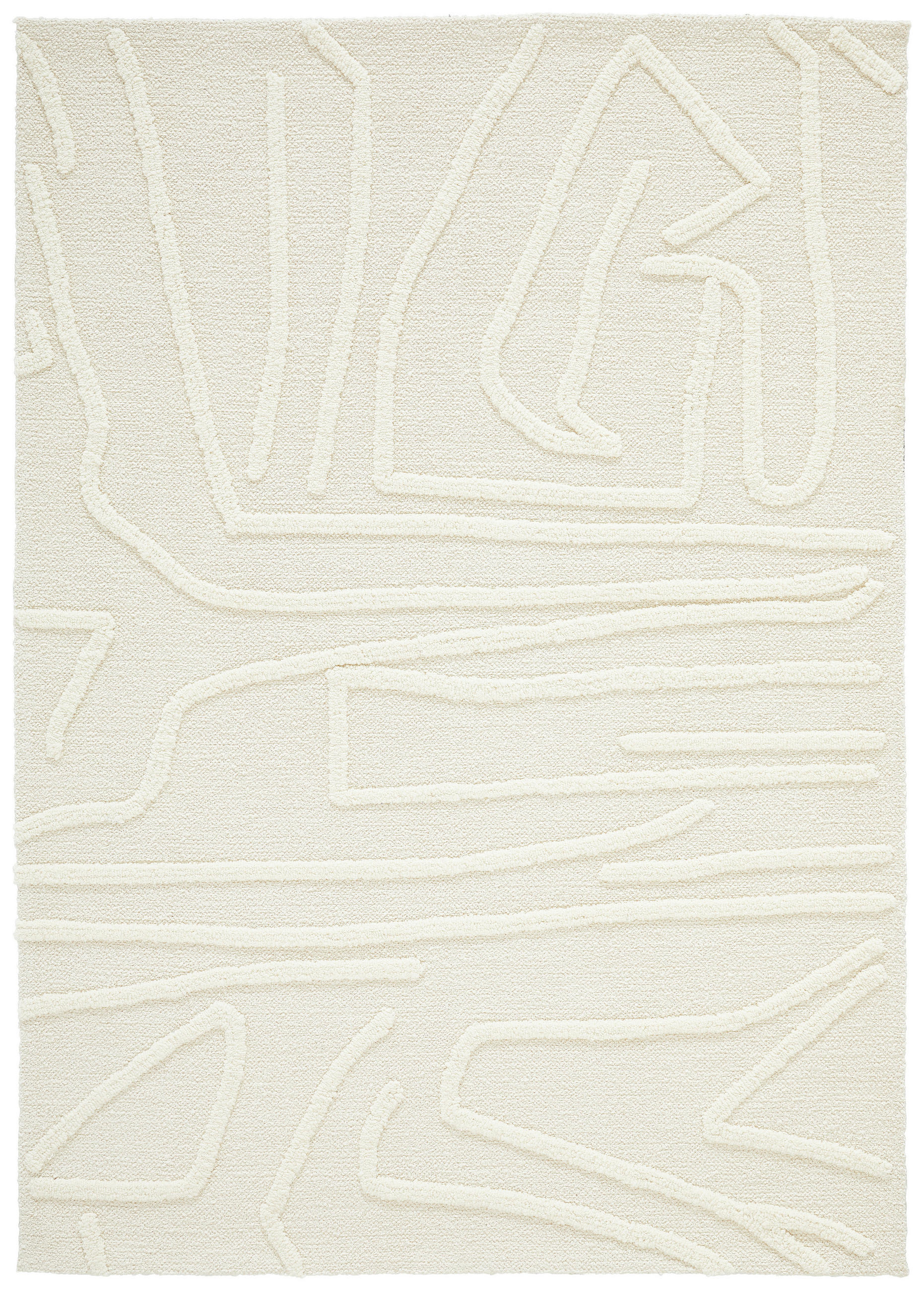 WEBTEPPICH 130/190 cm Naturfarben  - Naturfarben, Design, Textil (130/190cm) - Novel