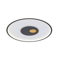 PLAFONIERĂ CU LED - alb/auriu, Design, plastic/metal (60cm) - Dieter Knoll